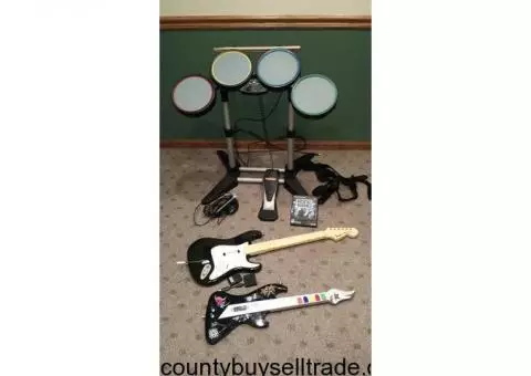 PS2 Rock Band & Accessories