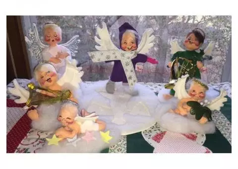Annalee Christmas Angels - Lot of 6